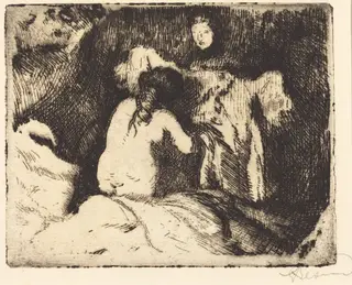 Getting Up (Le lever), by Albert Besnard