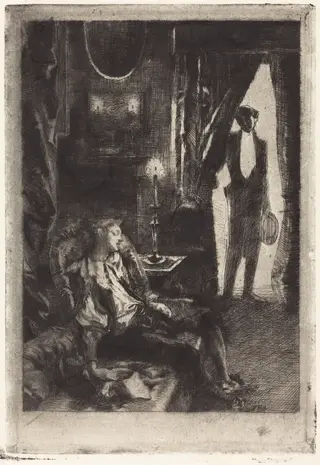 Iza Sleeping (Le Sommeil d'Iza), by Albert Besnard