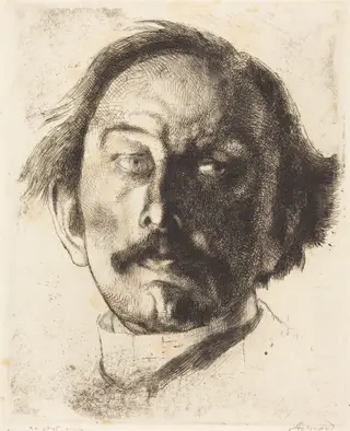 Jules Destrée, by Albert Besnard