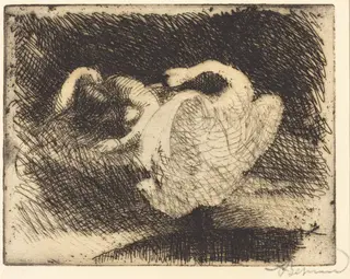 Leda Sleeping (Léda s'endort), by Albert Besnard