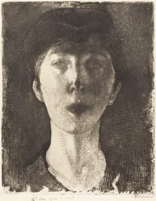 Queen Elisabeth of Belgium (La Reine Élisabeth de Belgique), by Albert Besnard