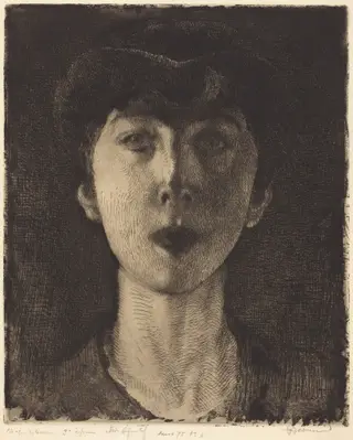 Queen Elisabeth of Belgium (La Reine Élisabeth de Belgique), by Albert Besnard