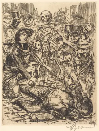 The Accident (L'accident), by Albert Besnard