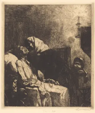The End, by Albert Besnard