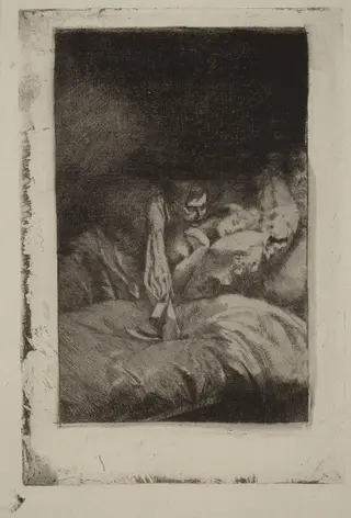 The Murder (Le Meurtre), by Albert Besnard