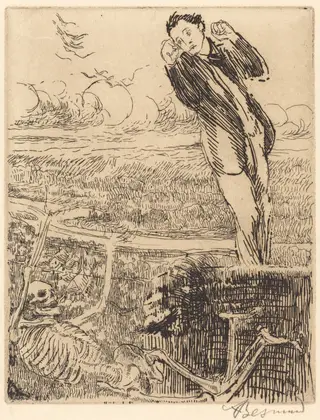 Vertigo (Le vertige), by Albert Besnard