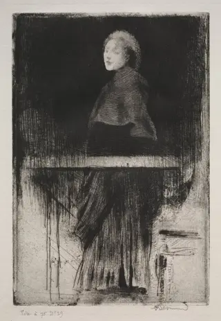 Woman with a Cape, by Albert Besnard