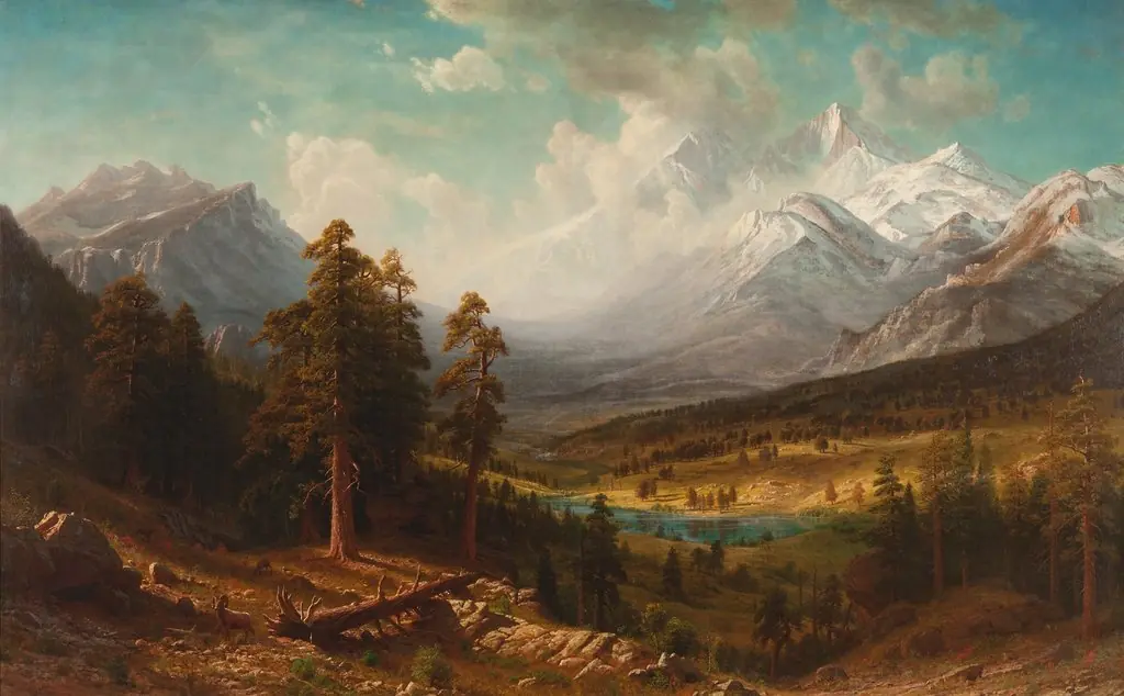 Estes Park, Long’s Peak, by Albert Bierstadt