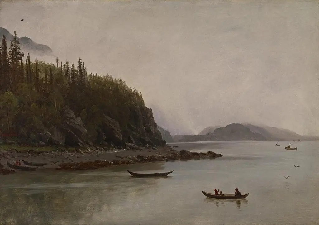Indians Fishing, by Albert Bierstadt