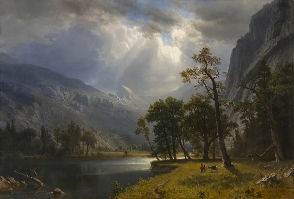 Mount Starr King, Yosemite, by Albert Bierstadt, unspecified, 1866