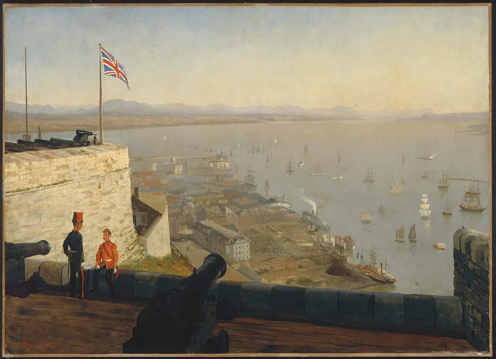 St. Lawrence River, from the Citadel, Quebec, by Albert Bierstadt, unspecified, 1890
