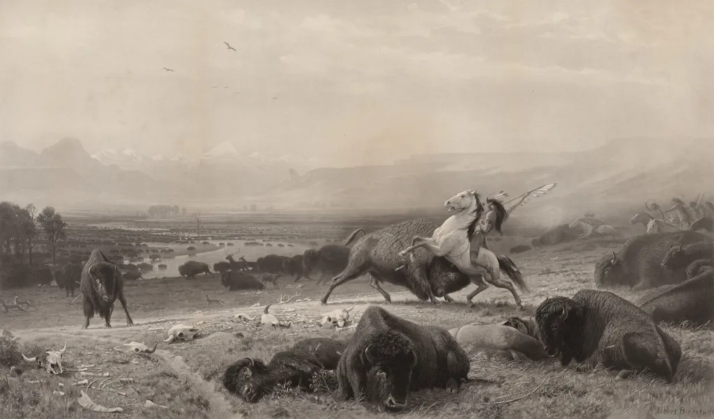 The Last of the Buffalo, by Albert Bierstadt, 1891