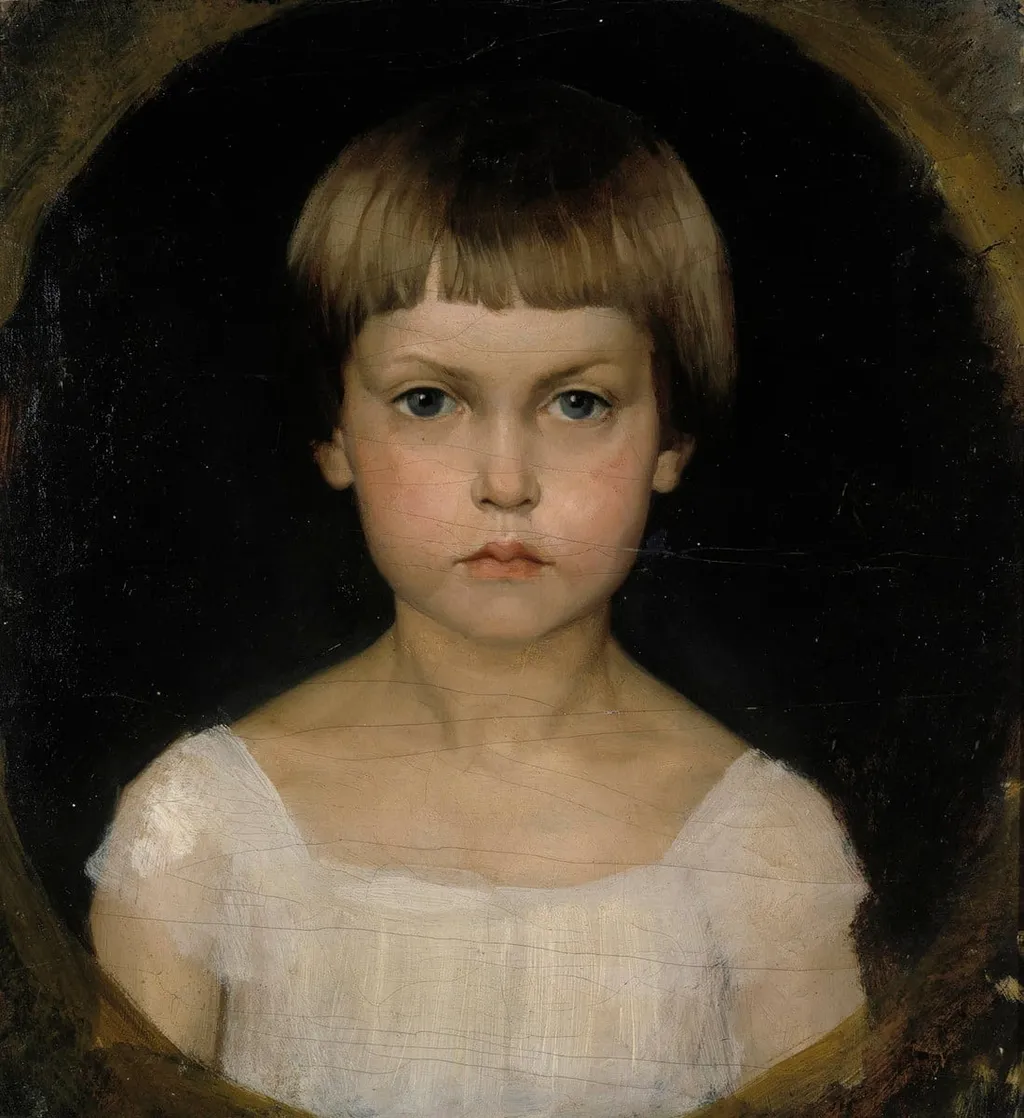 Berta Edelfeltin muotokuva, by Albert Edelfelt, unspecified, 1889
