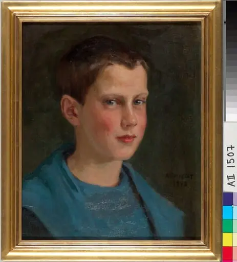 Erik Edelfelt lapsena, by Albert Edelfelt