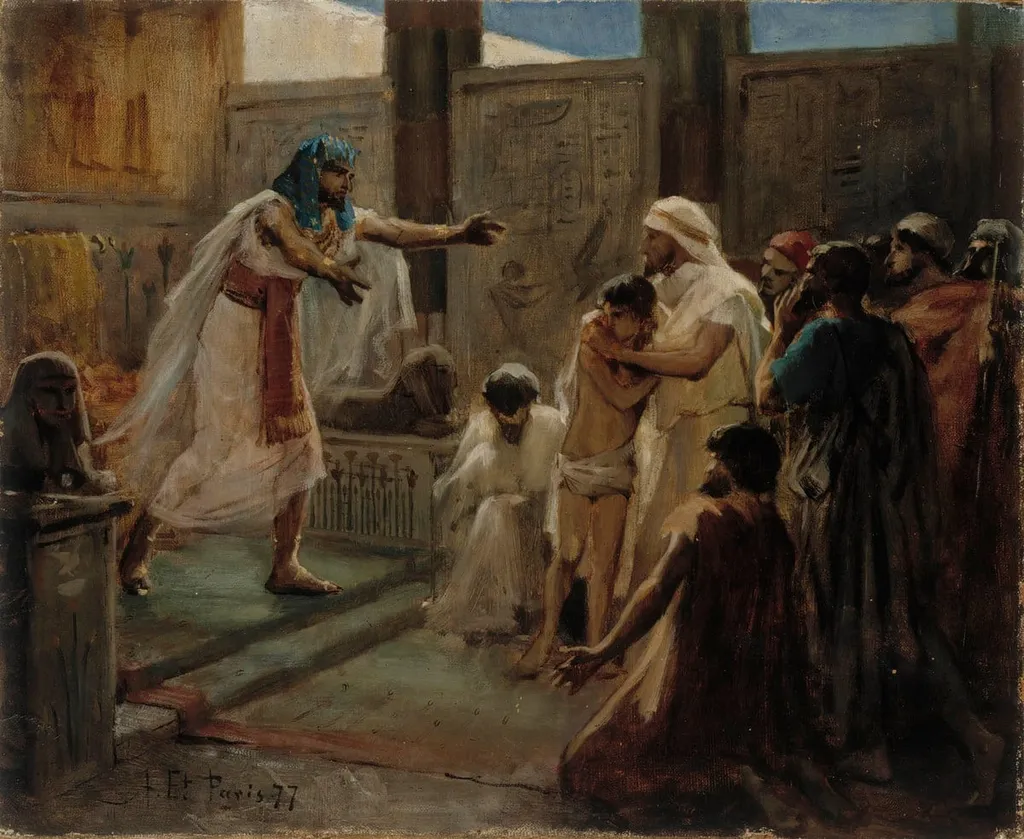 Joosef ja hänen veljensä, by Albert Edelfelt, unspecified, 1889