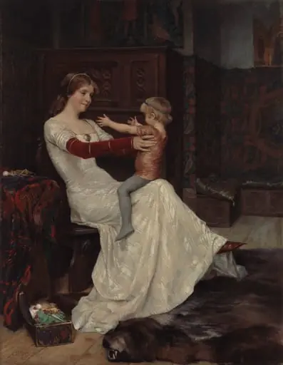 Kuningatar Blanka, by Albert Edelfelt