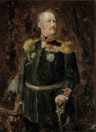 Luonnos kenraaliadjutantti, kreivi Adolf Aminoffin muotokuvaan, by Albert Edelfelt