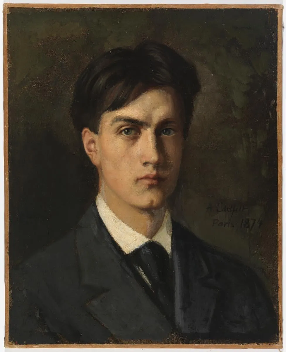 Omakuva, by Albert Edelfelt, unspecified, 1889