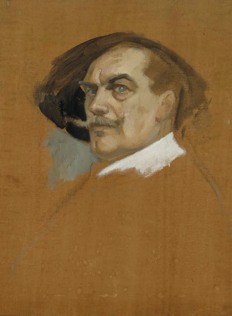 Omakuva 1600-luvun puvussa, by Albert Edelfelt, unspecified, 1889