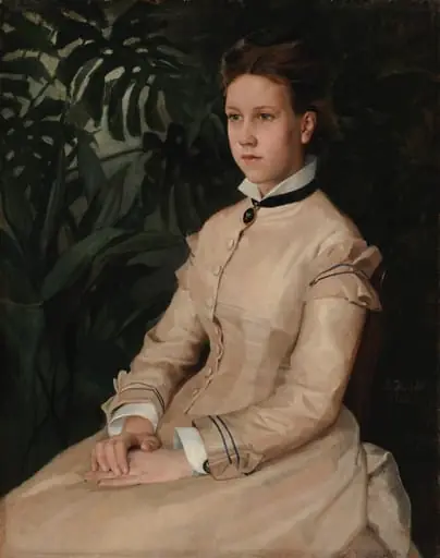 Taiteilijan sisaren Ellen Edelfeltin muotokuva, by Albert Edelfelt