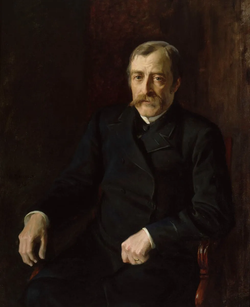 Valtioneuvos Carl Gustaf Estlanderin muotokuva, by Albert Edelfelt, unspecified, 1889