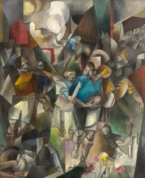 Football Players, by Albert Gleizes