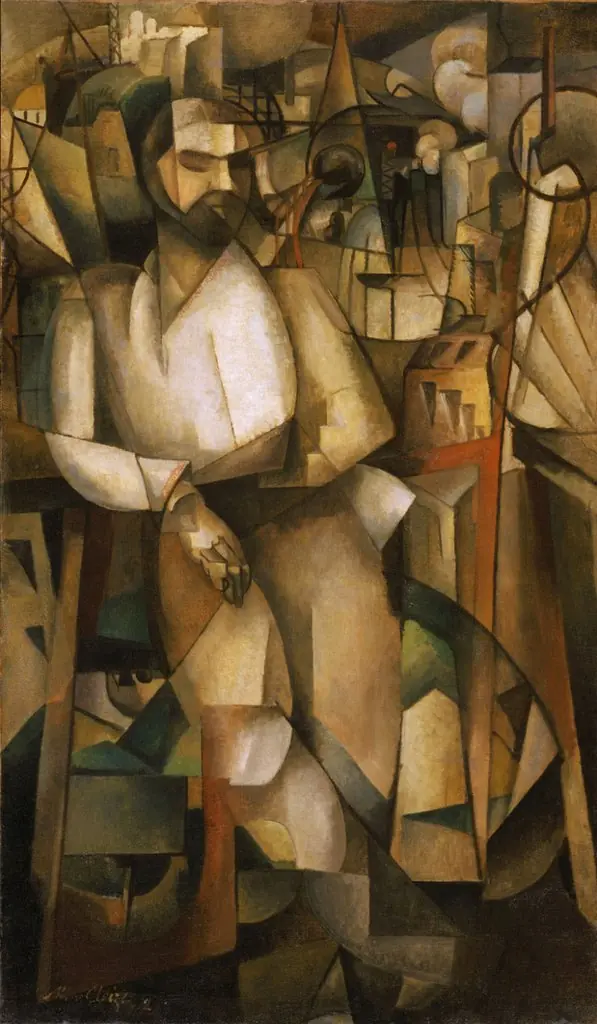 Man on a Balcony, by Albert Gleizes