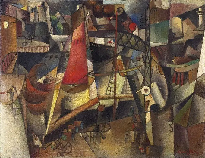 The Port (Marseille), by Albert Gleizes