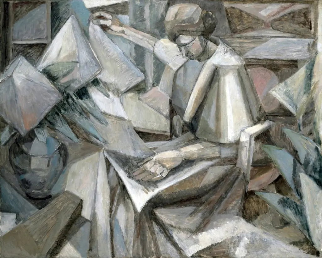 Woman with Phlox, by Albert Gleizes