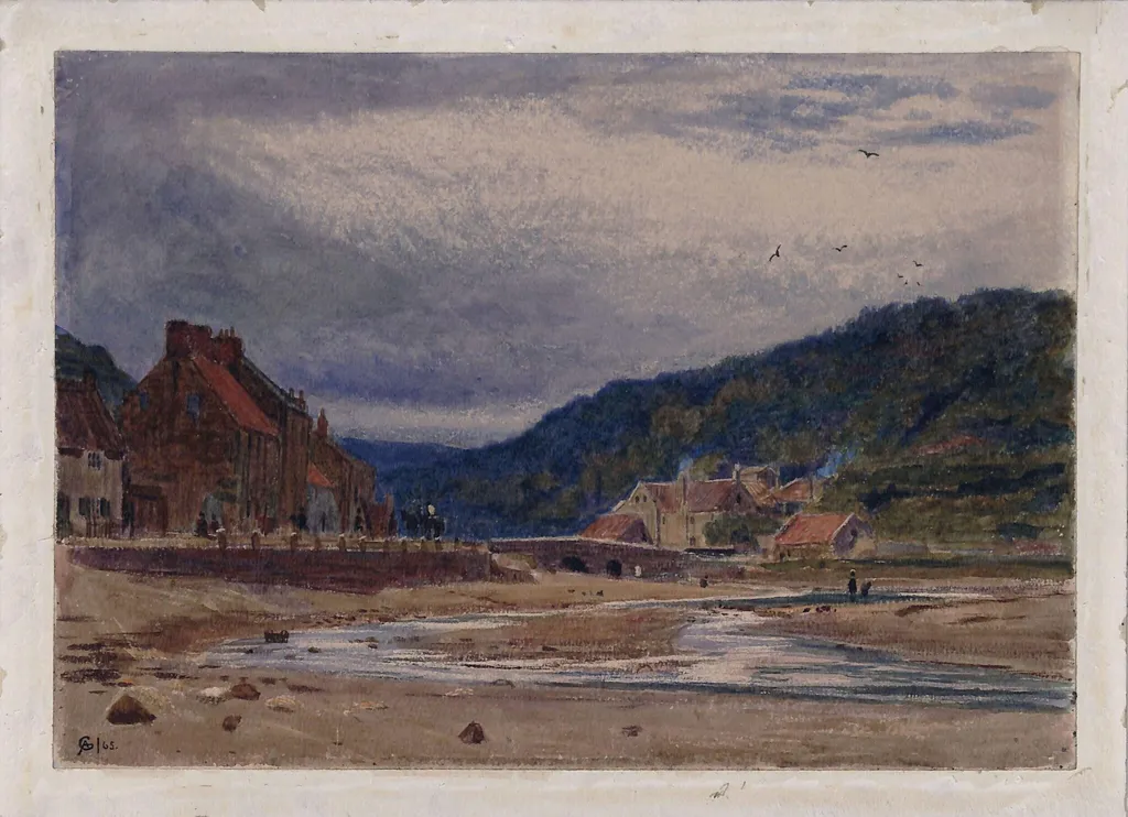 Near Maidstone, by Albert Goodwin, watercolor, 1865