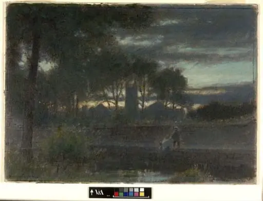 Winchester College, by Albert Goodwin