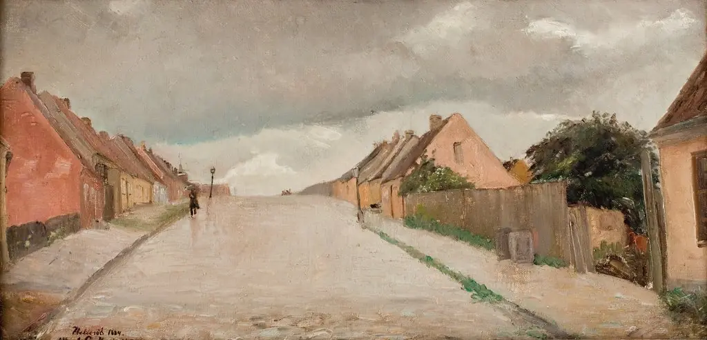 Bakkegade i Hillerød, by Albert Gottschalk