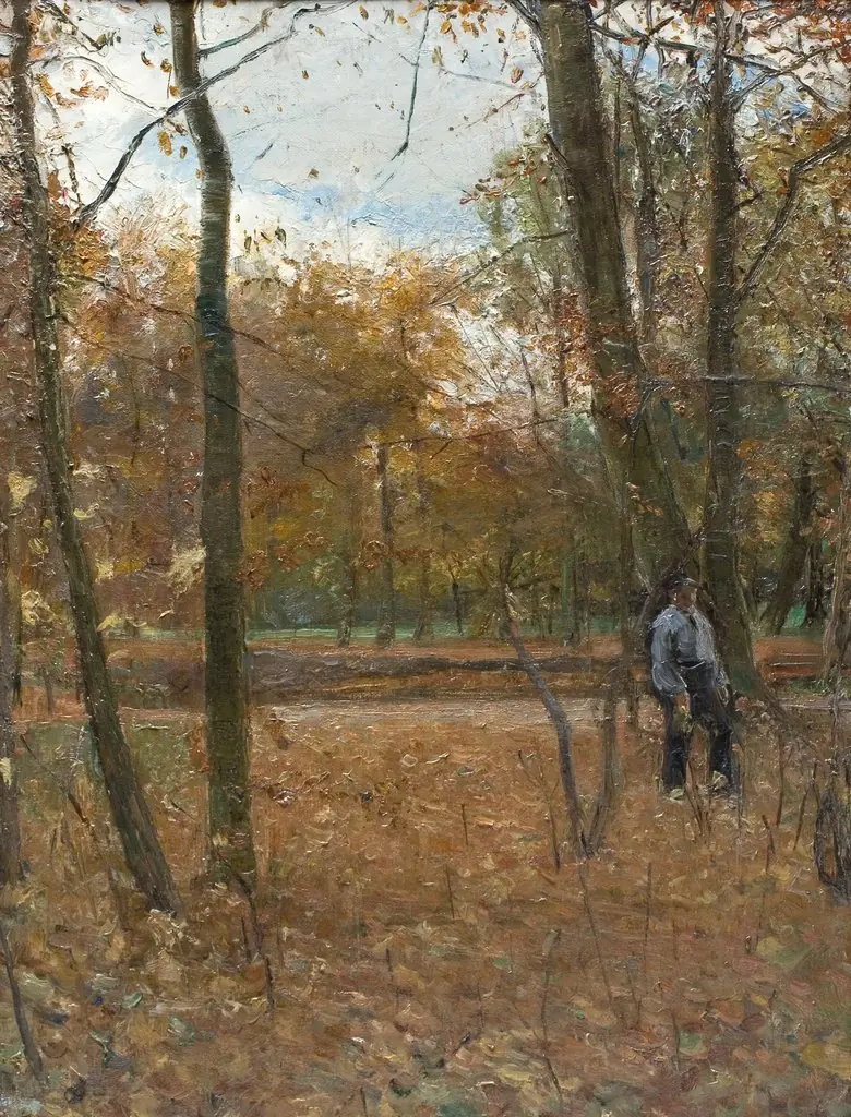 Efterår i Søndermarken, by Albert Gottschalk
