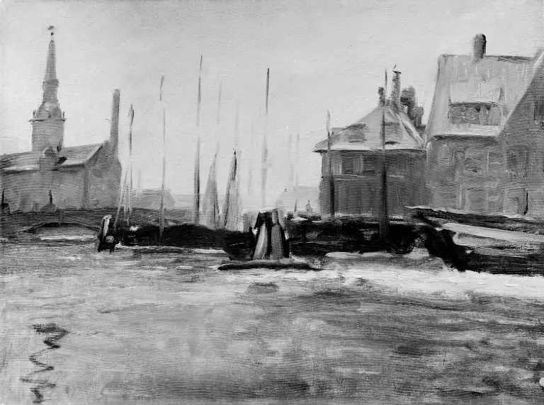 Knippelsbro. Vinter, by Albert Gottschalk