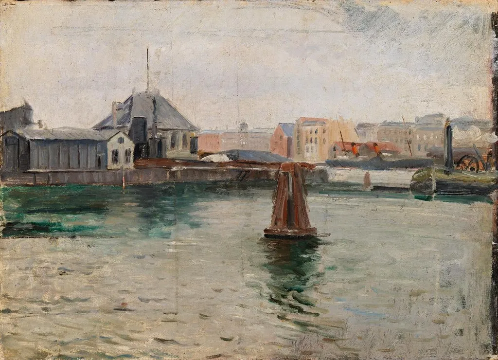 Näköala Havnegadelta, by Albert Gottschalk, unspecified
