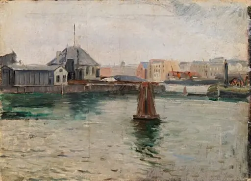 Näköala Havnegadelta, by Albert Gottschalk
