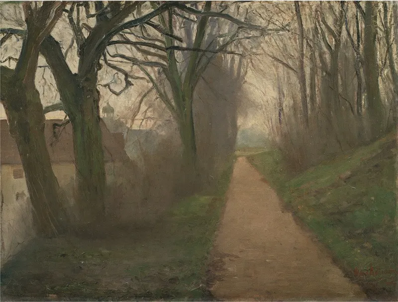 The Citadel in December, by Albert Gottschalk, oil, 1892