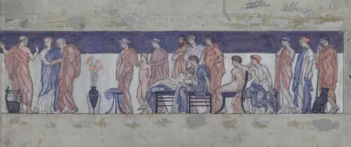 A Greek Play, by Albert Joseph ARWS Moore