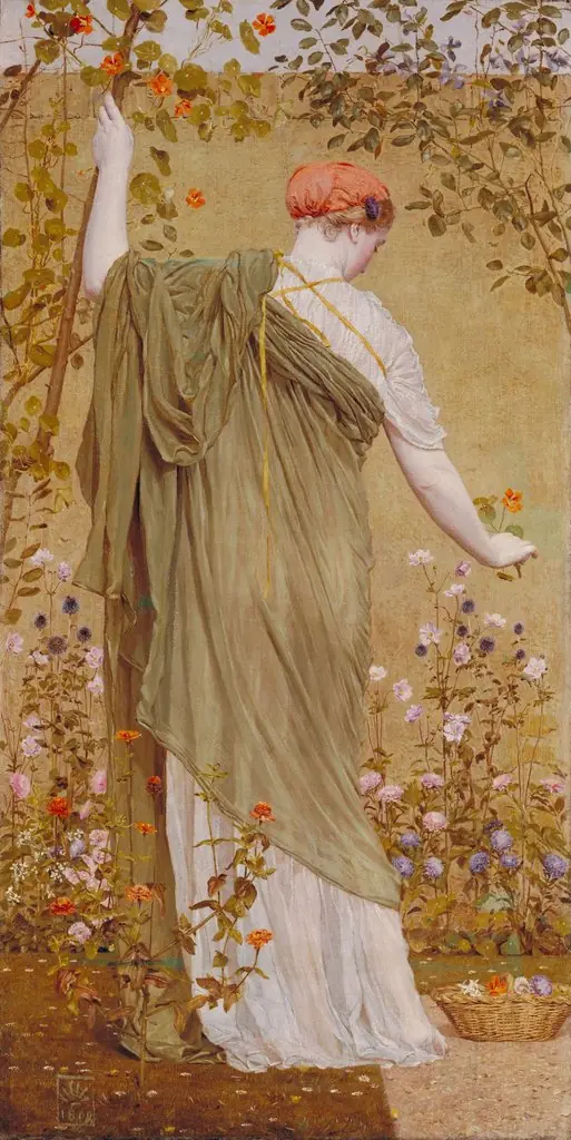 A Garden, by Albert Joseph Moore