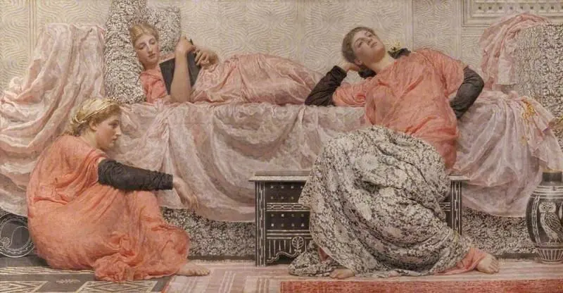 Reading Aloud, by Albert Joseph Moore