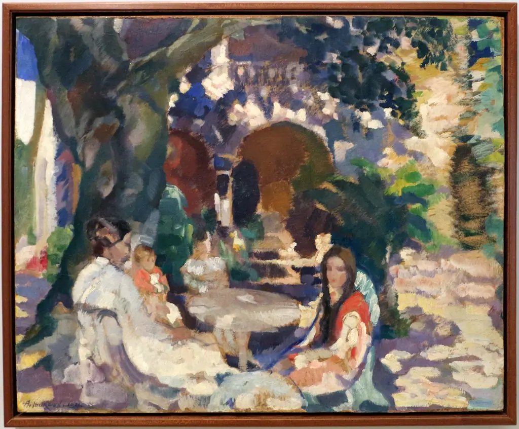 nella casa dei conti valença, by Albert Jourdain