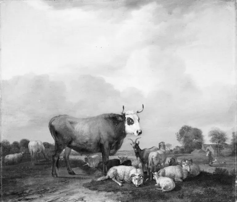 Cattle in the Field, by Albert Klomp, unspecified, 1663