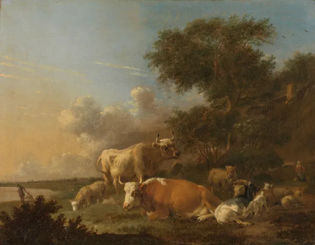 Landscape with cattle