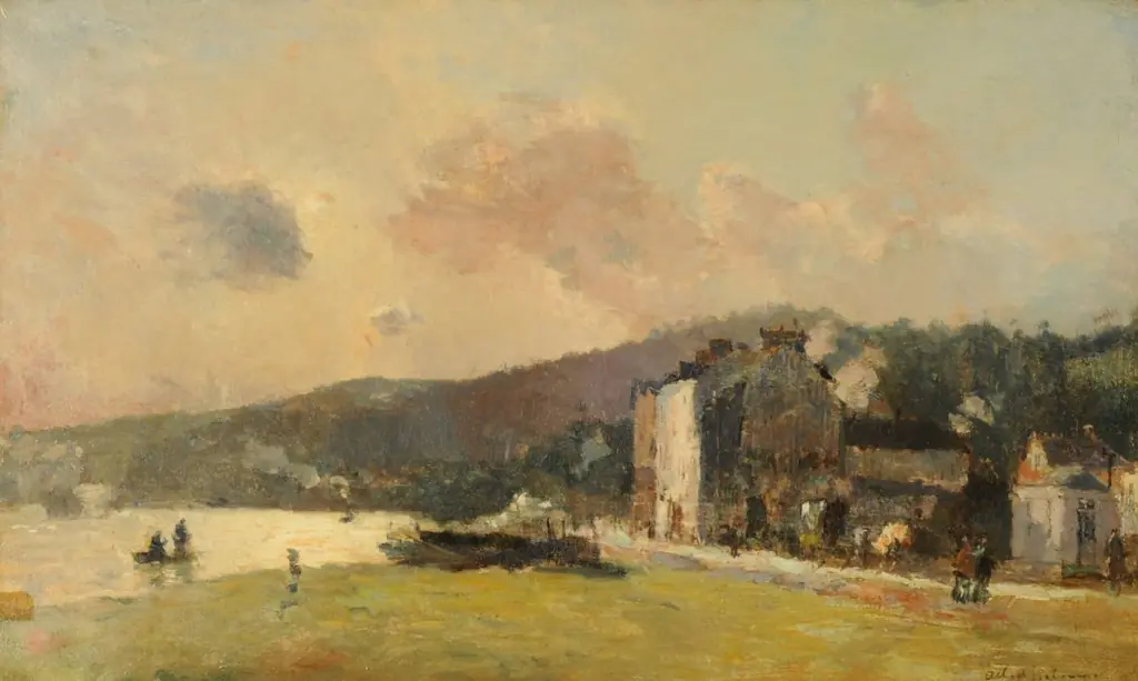 La Seine à Croisset, près de Rouen, by Albert Lebourg