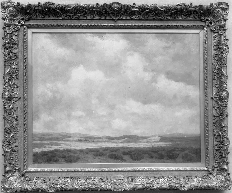 Washoe Valley, Nevada, by Albert Lorey Groll, oil, 1910