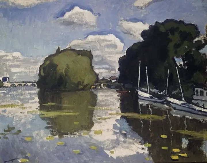 La Seine à Poissy, by Albert Marquet