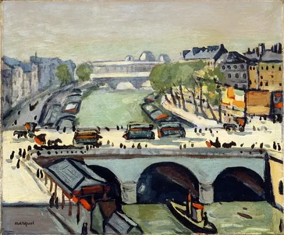 Le Pont Saint-Michel, by Albert Marquet