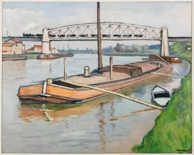 Paysage au chaland, by Albert Marquet