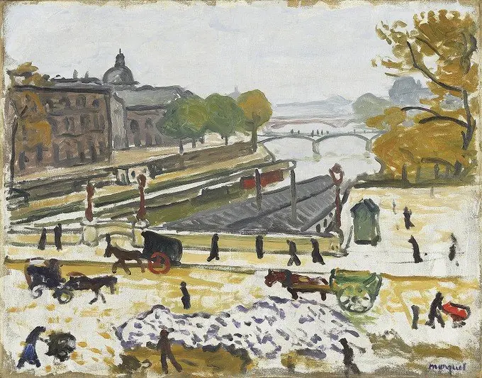 Pont-Neuf in Sunshine, by Albert Marquet