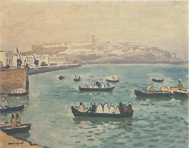 Rabat, a ponta das Oudaïas, by Albert Marquet